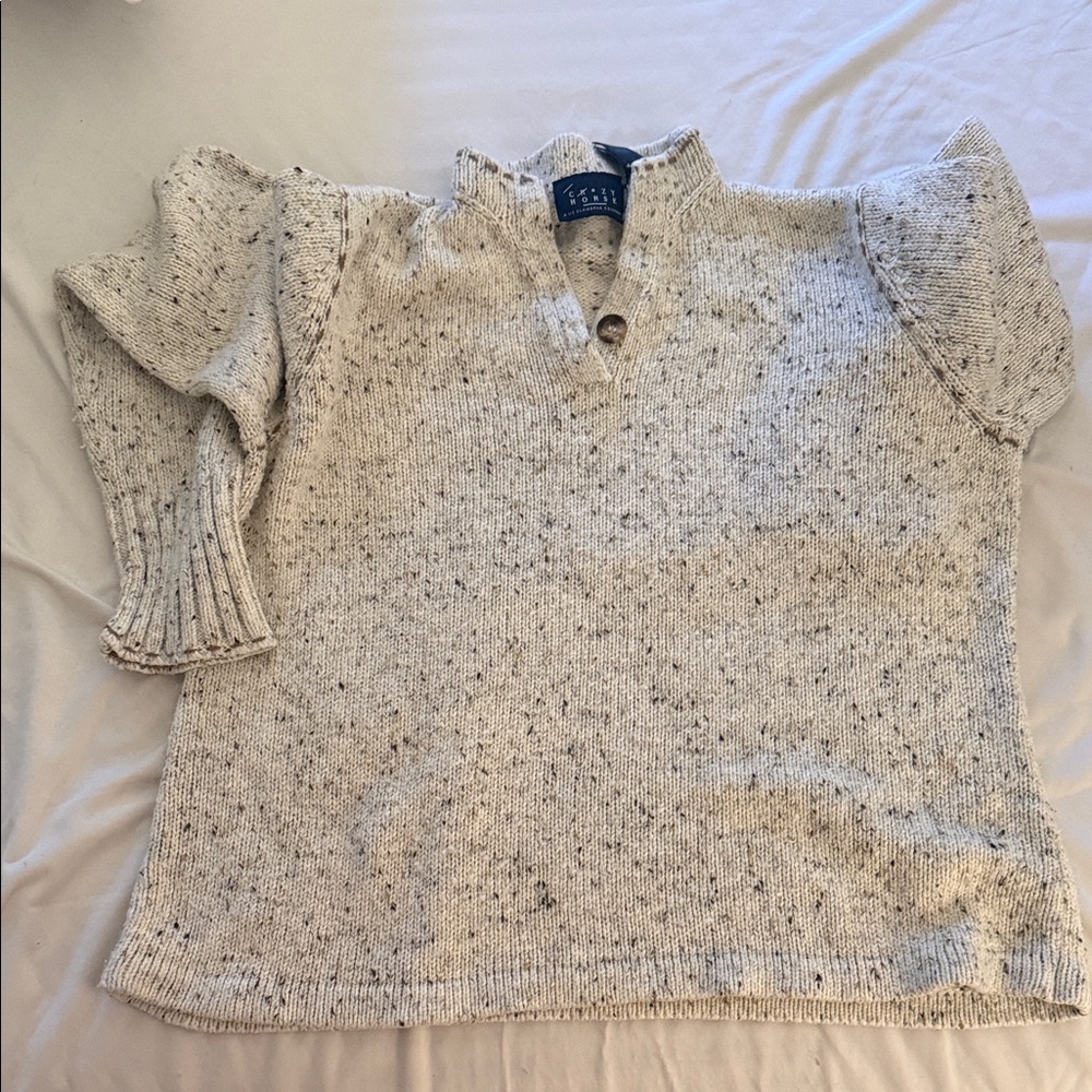 Crazy Horse Speckled Knit Sweater
